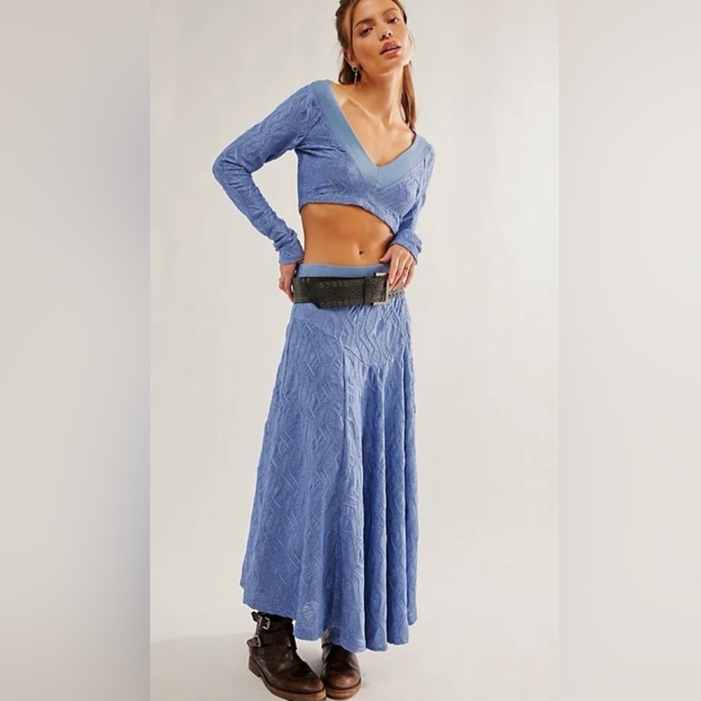 NWT Free People Oakley Skirt Set Sz L